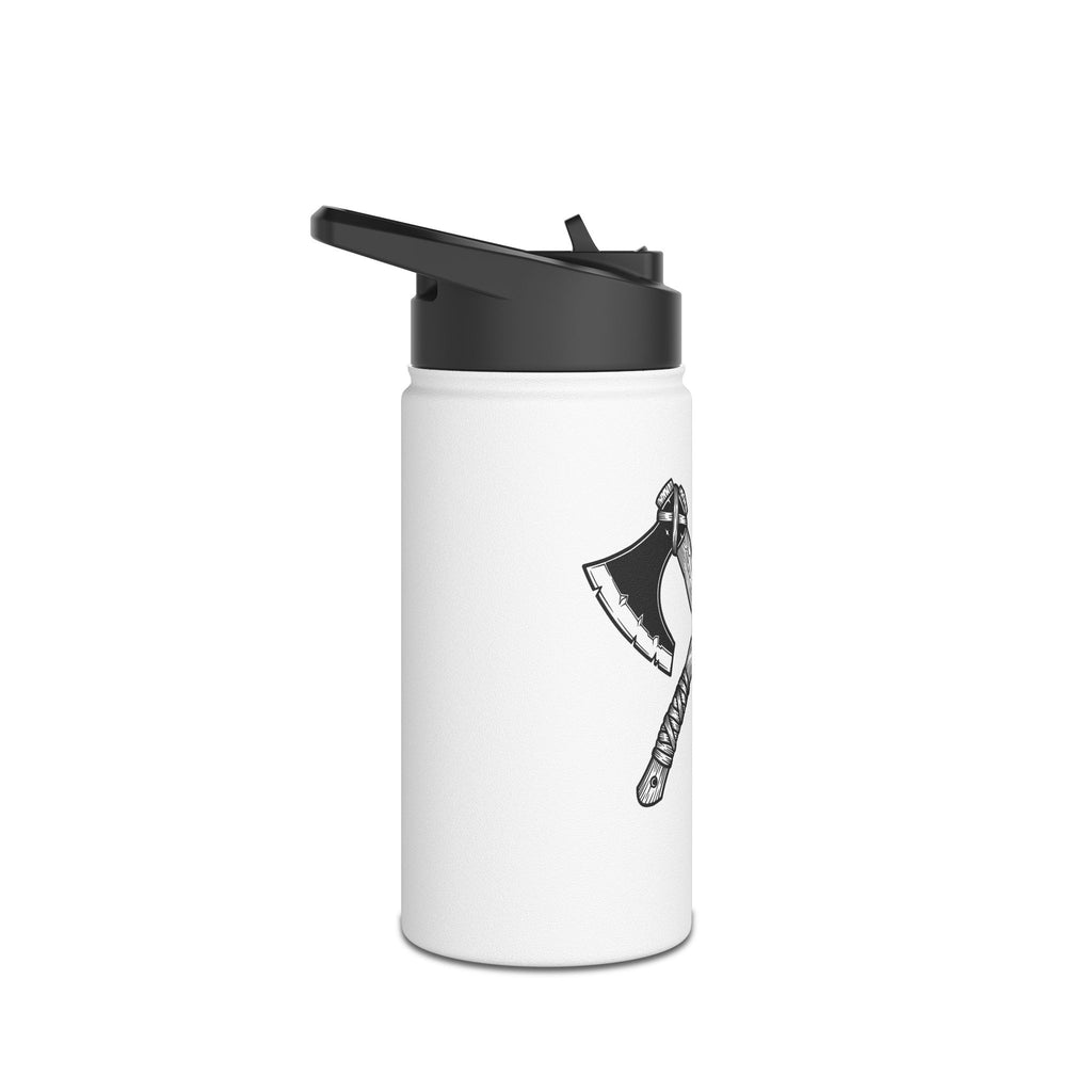 Crossed Axes Stainless Steel Insulated Water Bottle