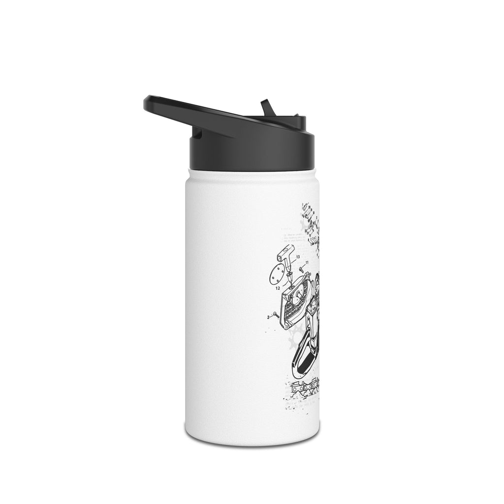 Chainsaw Exploded Diagram Stainless Steel Insulated Water Bottle