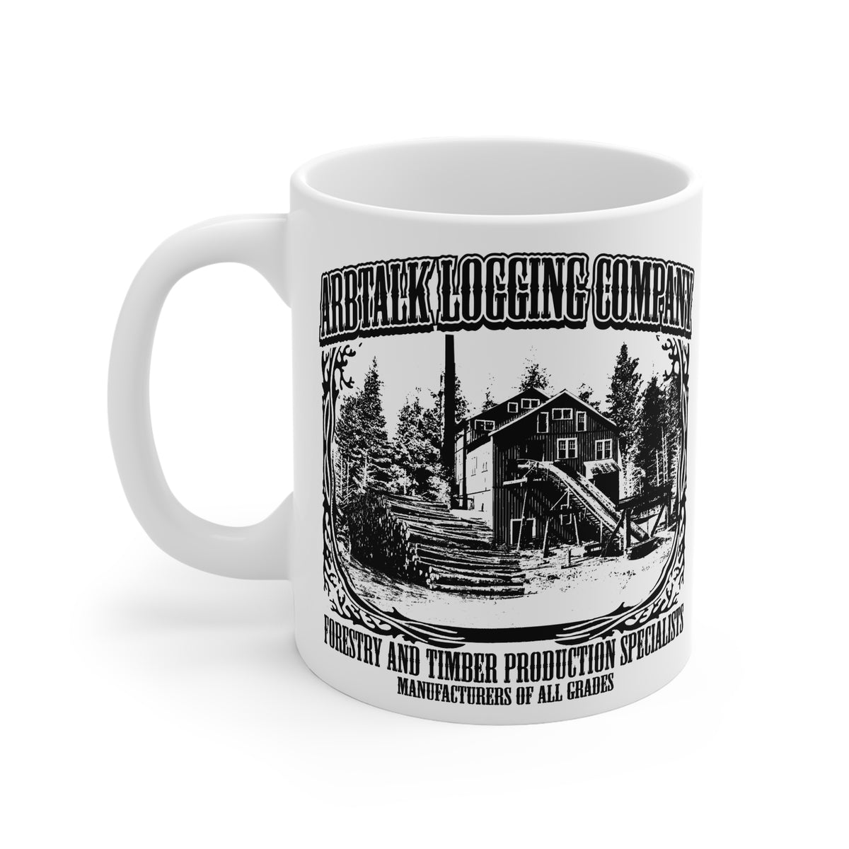 Arbtalk Logging Company Ceramic Mug