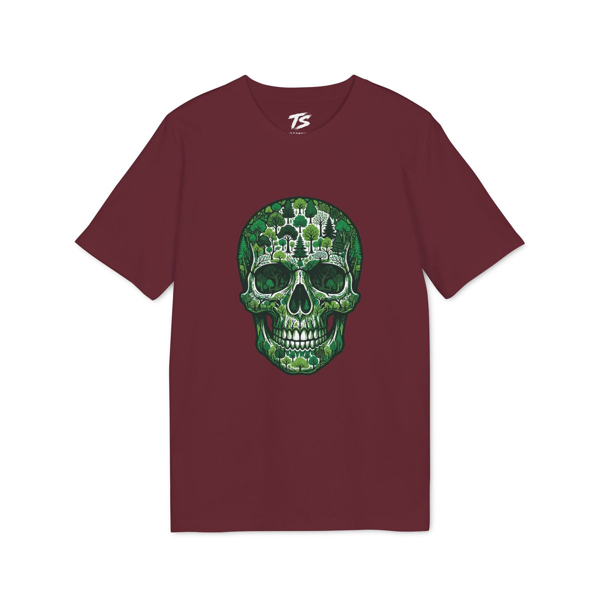 Forest Skull Organic Cotton T-Shirt