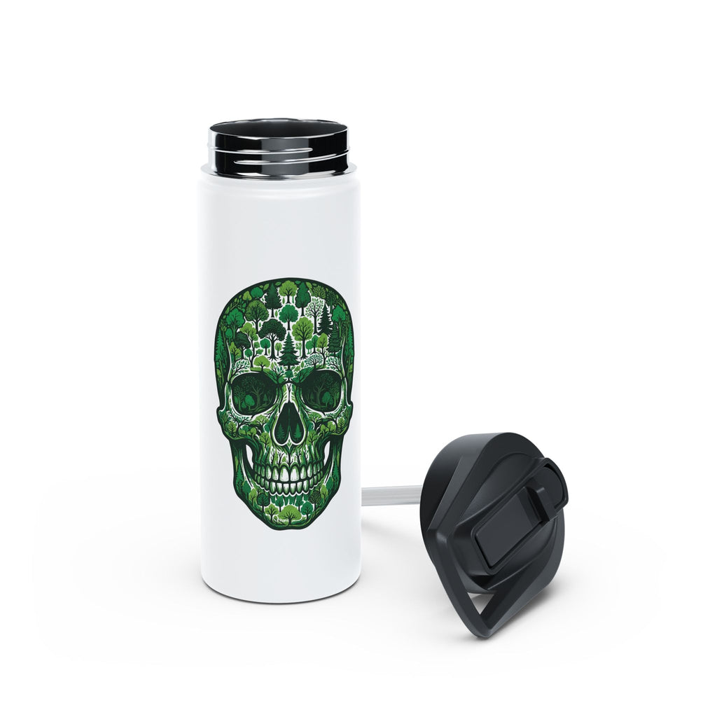 Forest Skull Stainless Steel Insulated Water Bottle