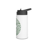 Green Trees Skull Stainless Steel Insulated Water Bottle