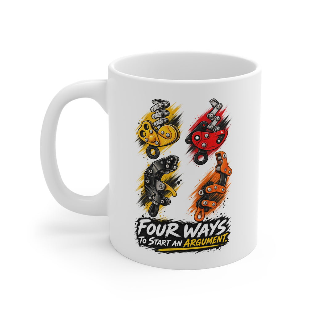 Four Ways to Start an Argument Ceramic Mug
