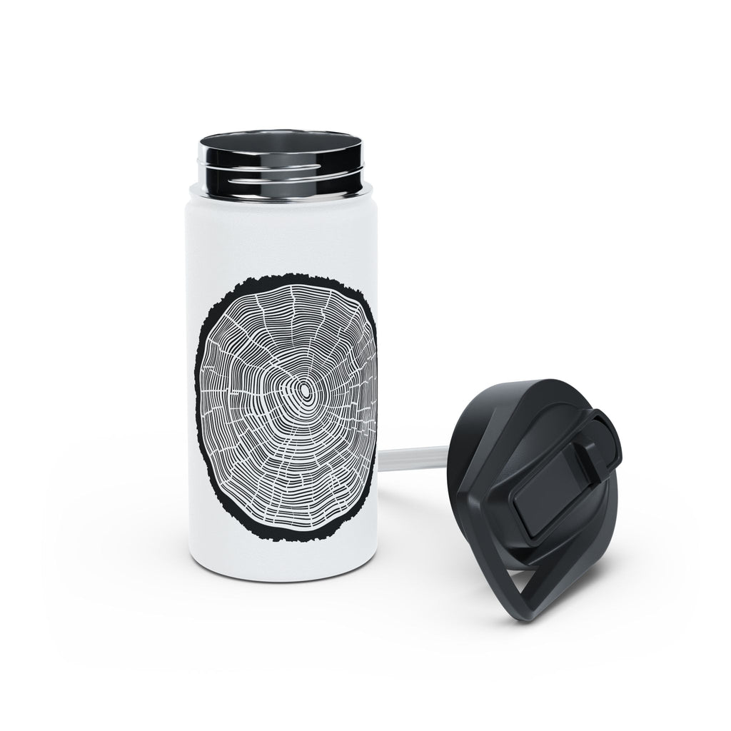 Tree Rings Stainless Steel Insulated Water Bottle