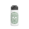 Green Trees Skull Stainless Steel Insulated Water Bottle