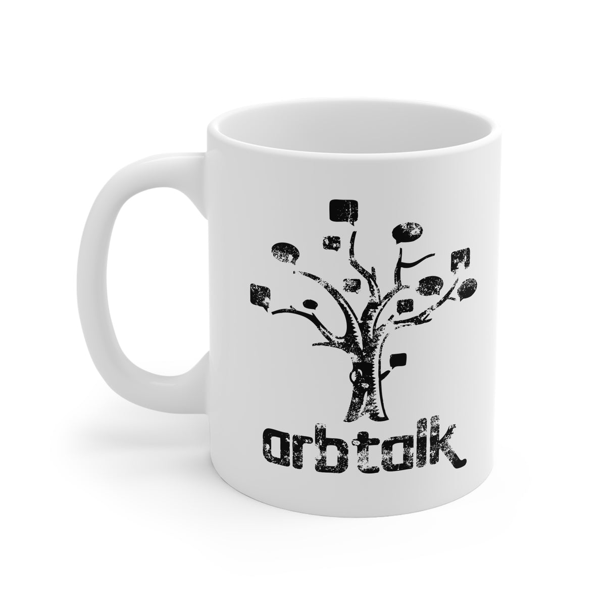 Arbtalk Pixel Tree Ceramic Mug