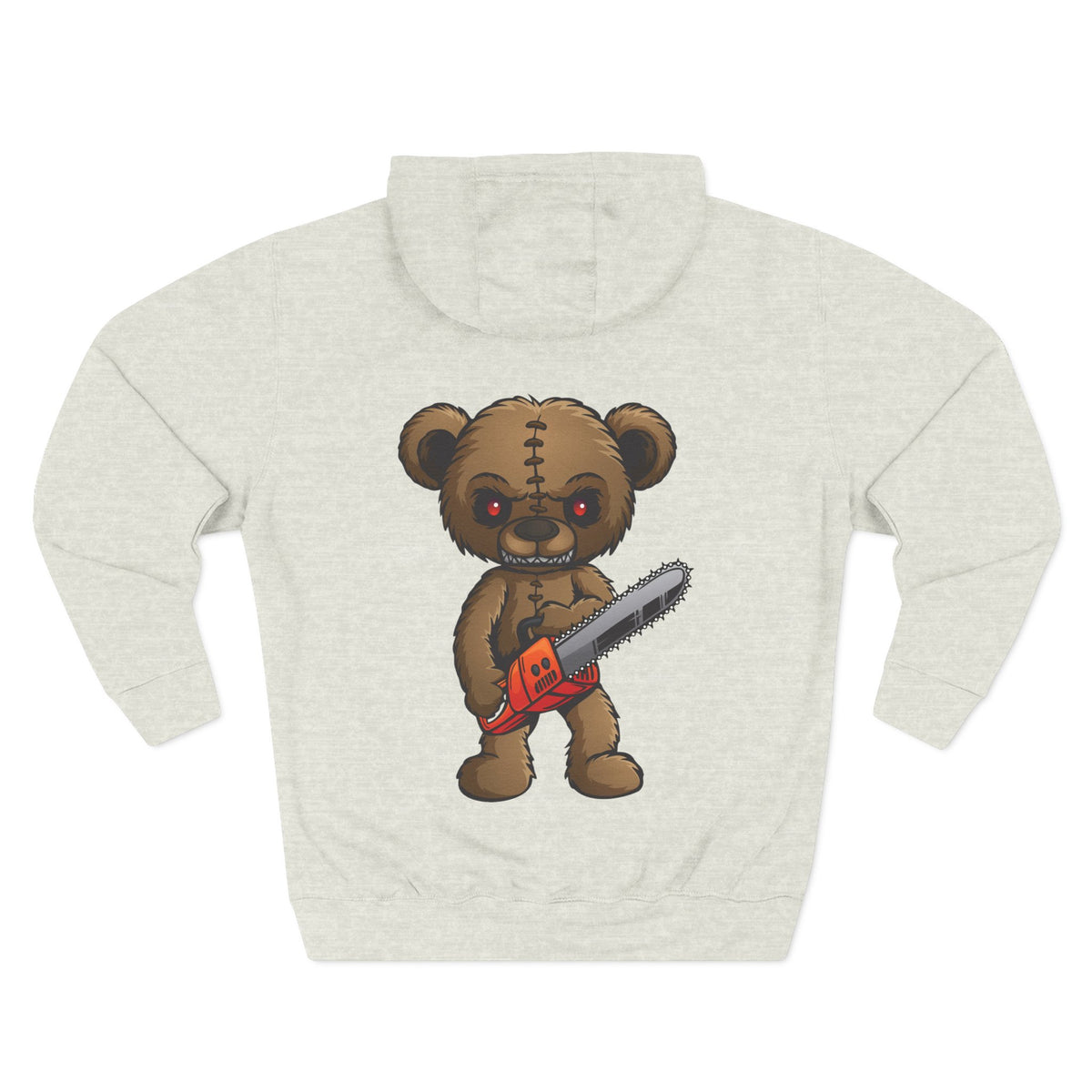 Halloween Chainsaw Teddy Bear Hoodie