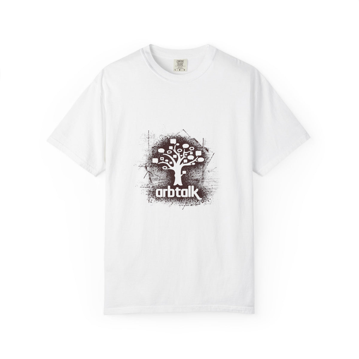 Arbtalk Tree Speech Bubble Heavyweight T-Shirt - Relaxed Fit