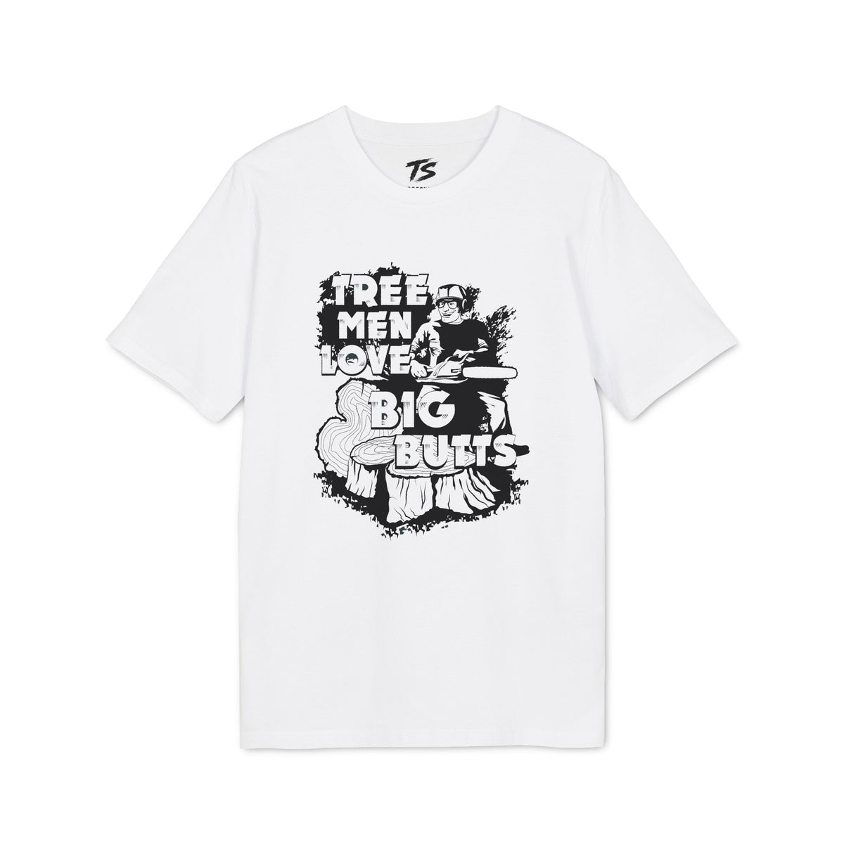 Tree Men Love Big Butts Organic Cotton T-Shirt