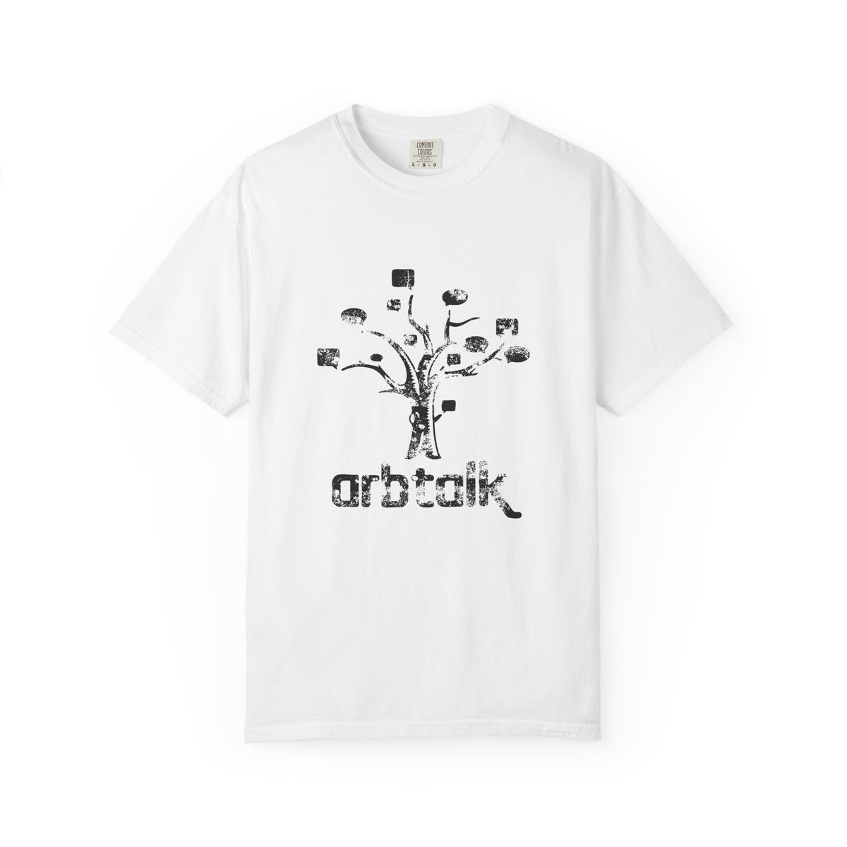 Arbtalk Pixel Tree Heavyweight T-Shirt - Relaxed Fit