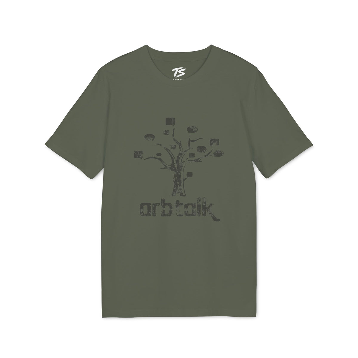 Arbtalk Pixel Tree Organic Cotton T-Shirt
