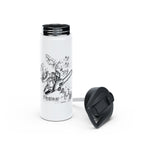 Chainsaw Exploded Diagram Stainless Steel Insulated Water Bottle