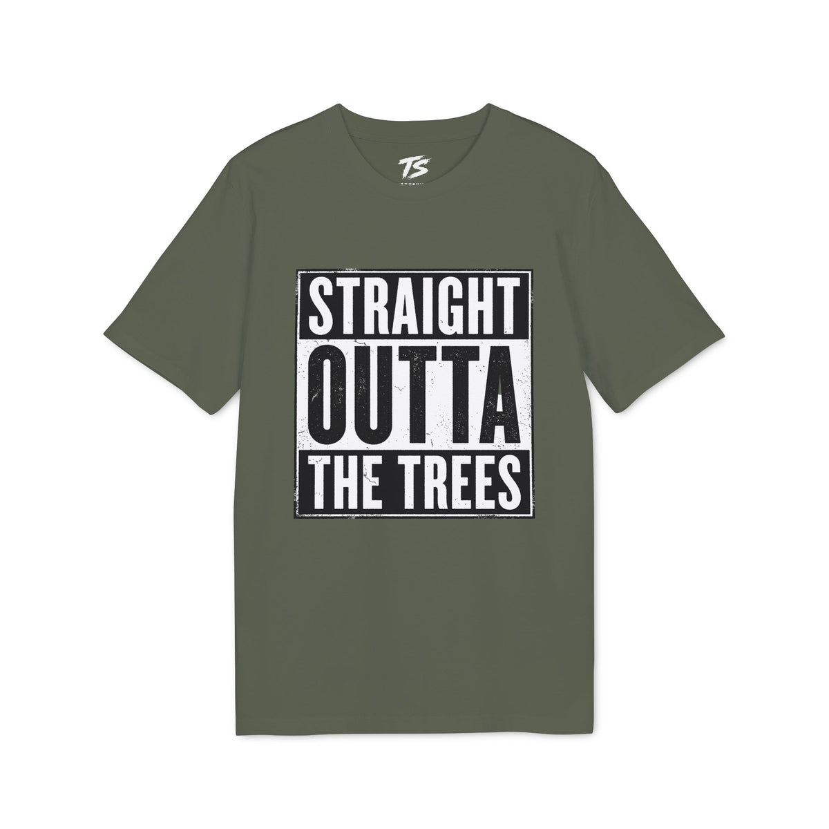 Straight Outta The Trees Organic Cotton T-Shirt