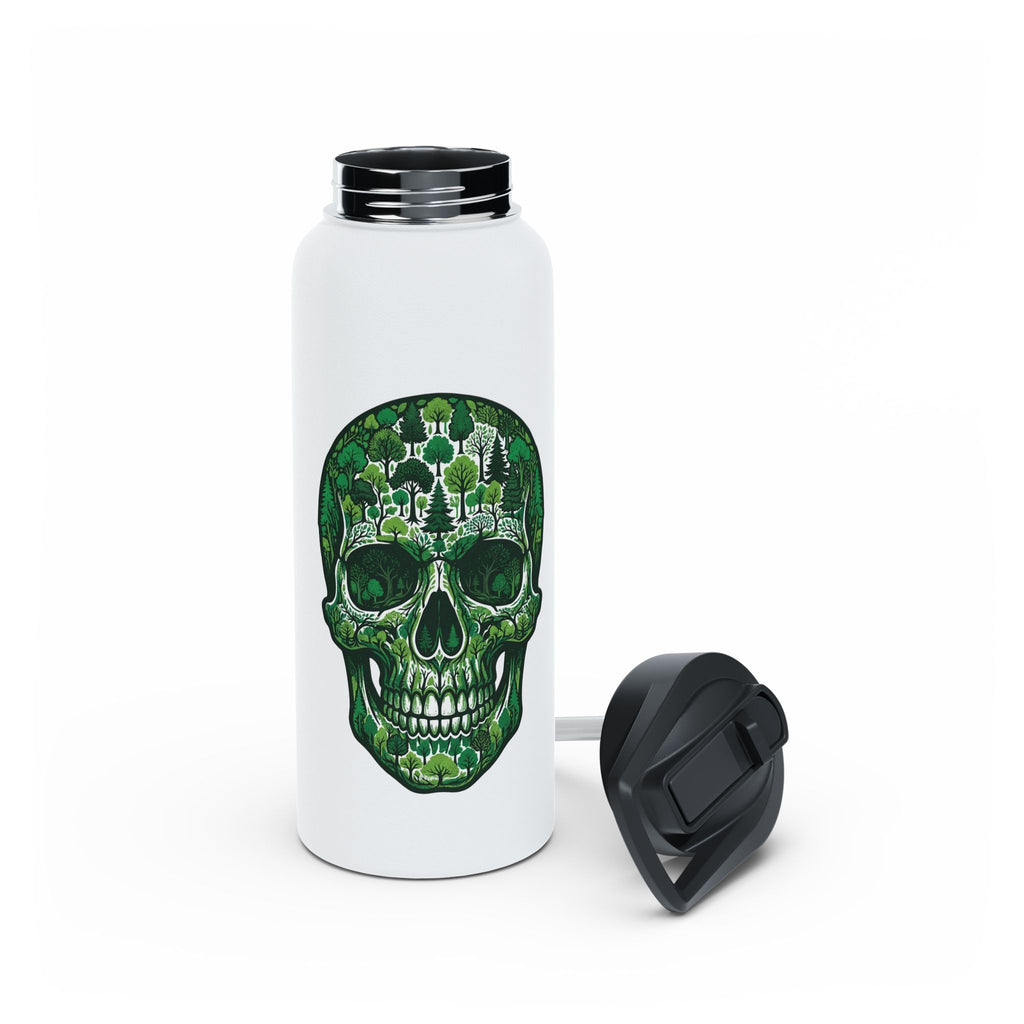Forest Skull Stainless Steel Insulated Water Bottle