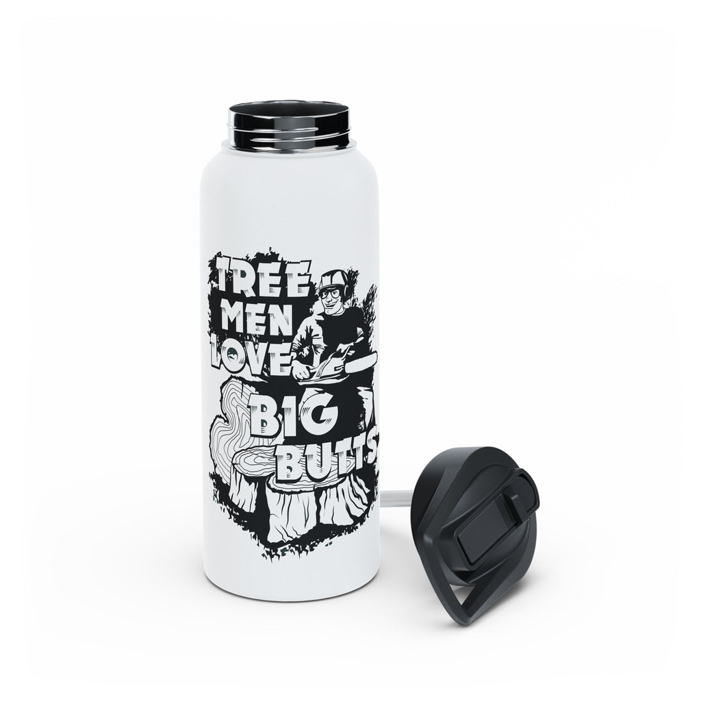 Tree Men Love Big Butts Stainless Steel Insulated Water Bottle