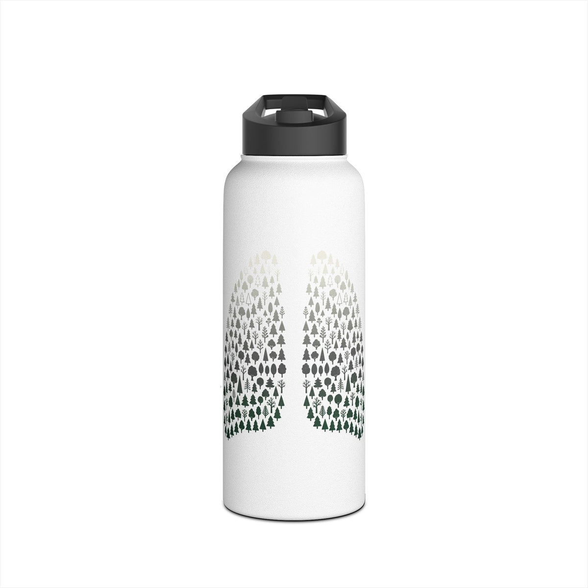 Forest Lungs Stainless Steel Insulated Water Bottle