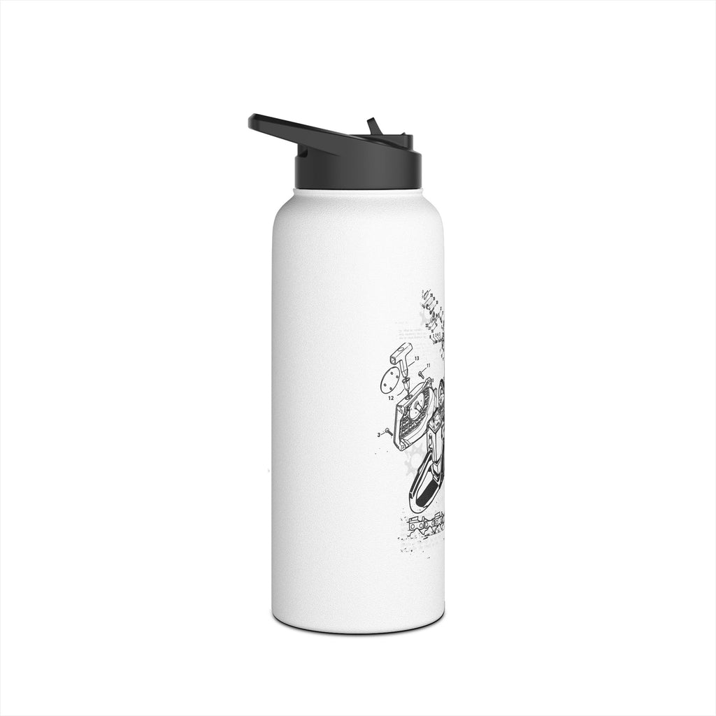 Chainsaw Exploded Diagram Stainless Steel Insulated Water Bottle