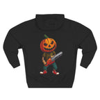 Halloween Pumpkin Head Chainsaw Hoodie