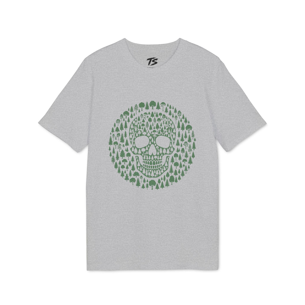 Green Trees Skull Organic Cotton T-Shirt