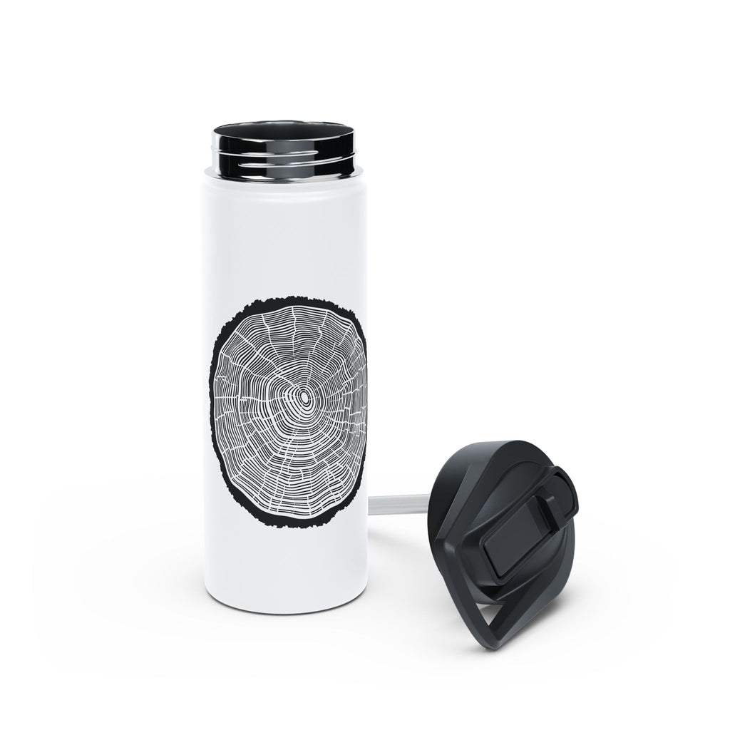 Tree Rings Stainless Steel Insulated Water Bottle
