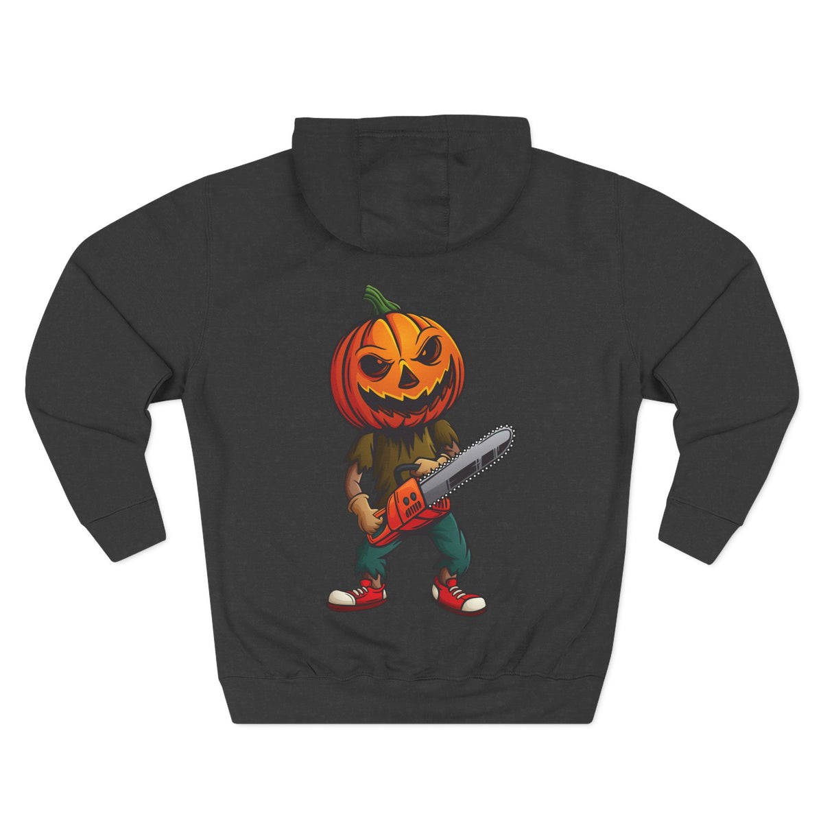 Halloween Pumpkin Head Chainsaw Hoodie