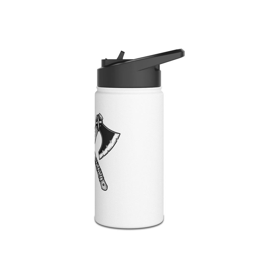 Crossed Axes Stainless Steel Insulated Water Bottle