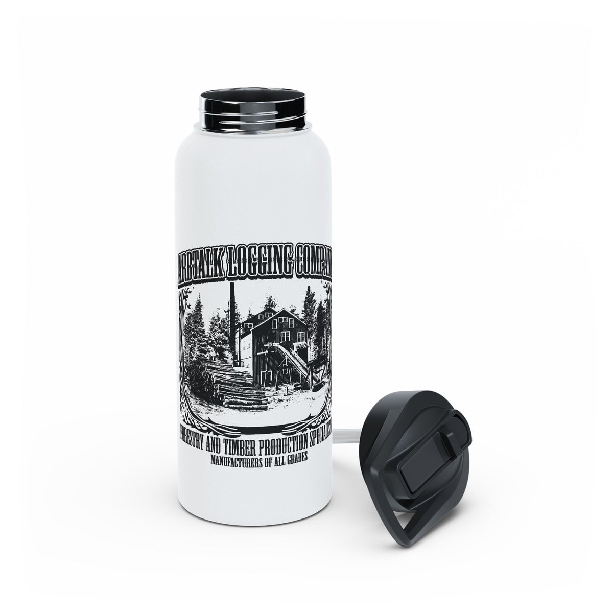 Arbtalk Logging Company Stainless Steel Insulated Water Bottle