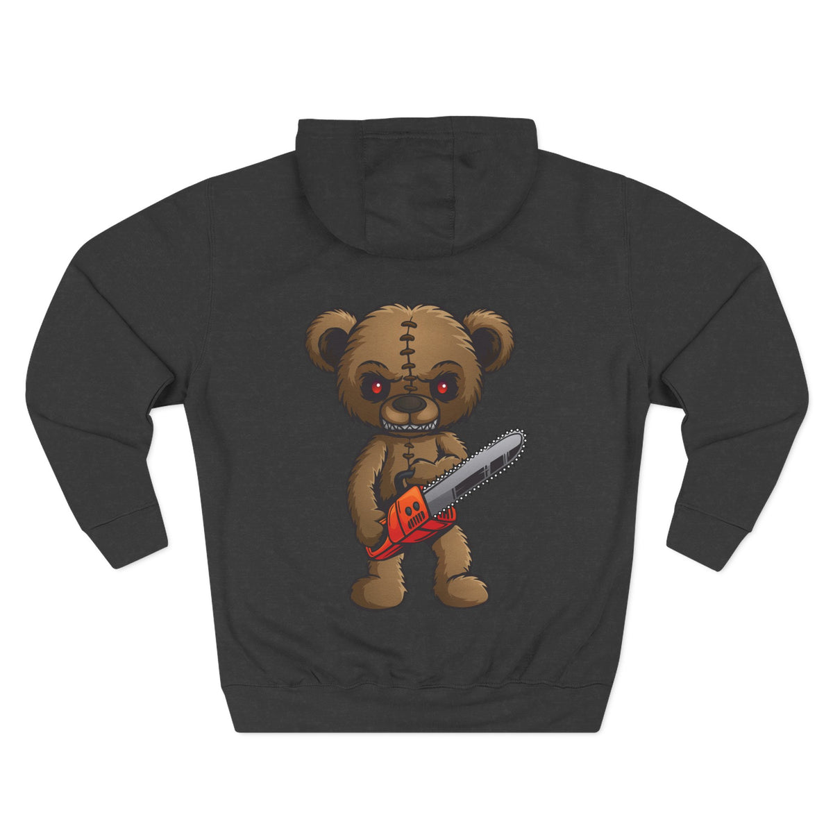 Halloween Chainsaw Teddy Bear Hoodie