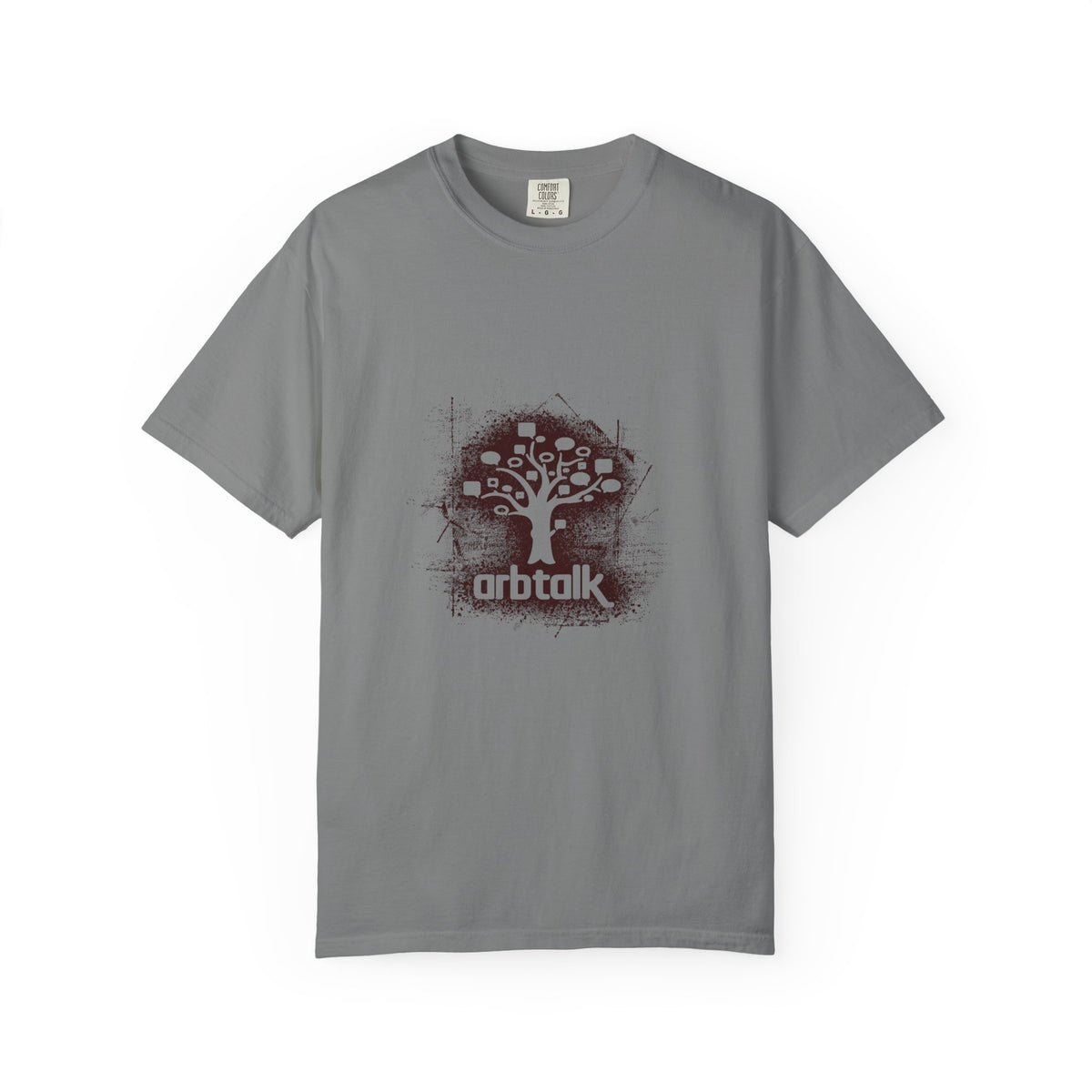 Arbtalk Tree Speech Bubble Heavyweight T-Shirt - Relaxed Fit