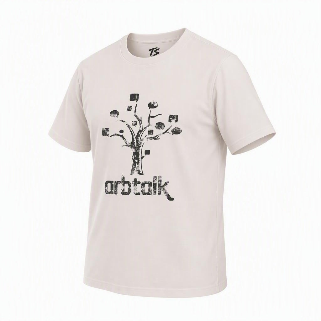 Arbtalk Pixel Tree Organic Cotton T-Shirt