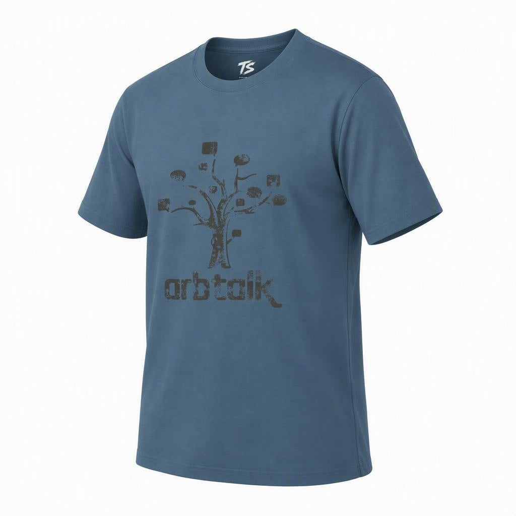 Arbtalk Pixel Tree Organic Cotton T-Shirt