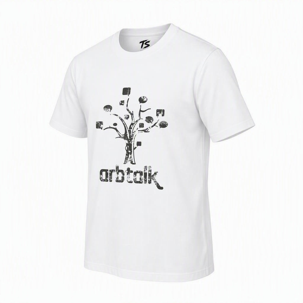 Arbtalk Pixel Tree Organic Cotton T-Shirt