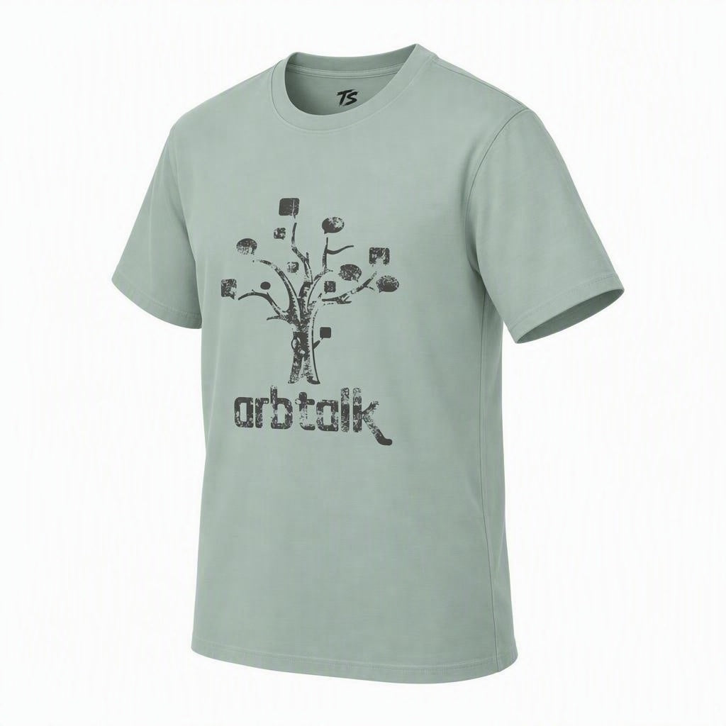 Arbtalk Pixel Tree Organic Cotton T-Shirt