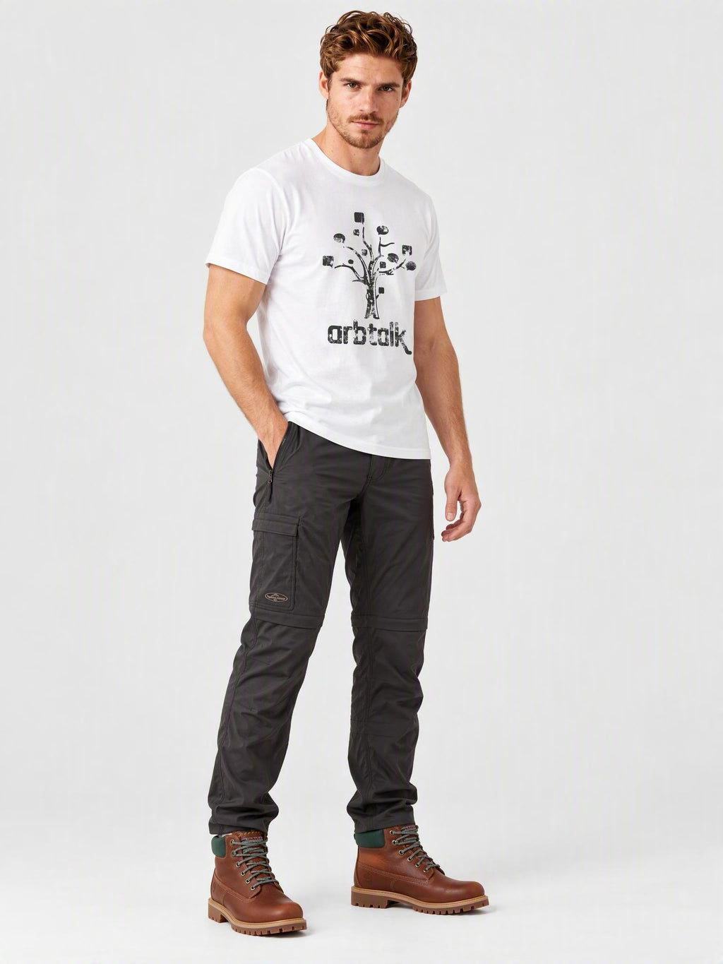 Arbtalk Pixel Tree Organic Cotton T-Shirt