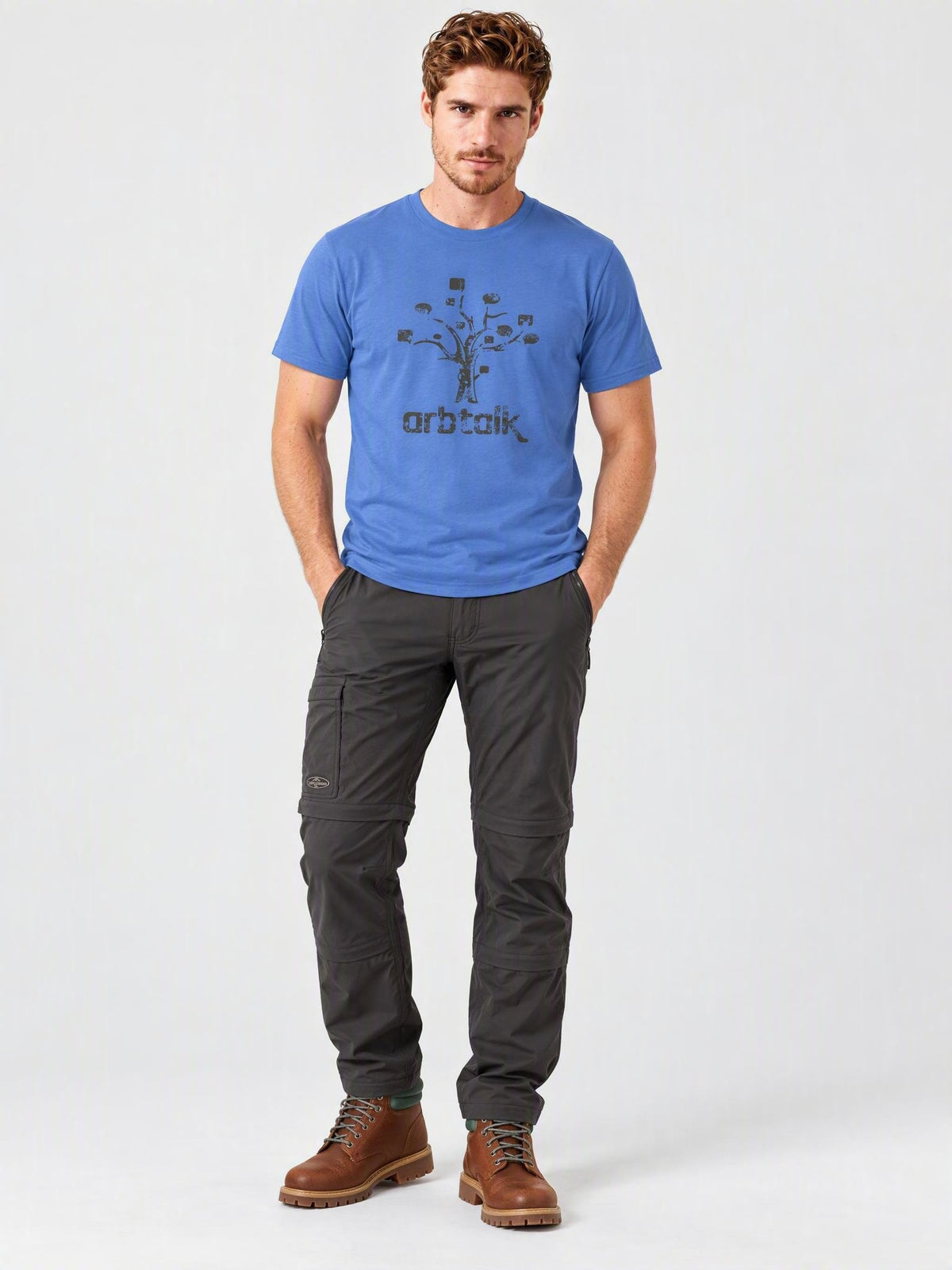 Arbtalk Pixel Tree Organic Cotton T-Shirt