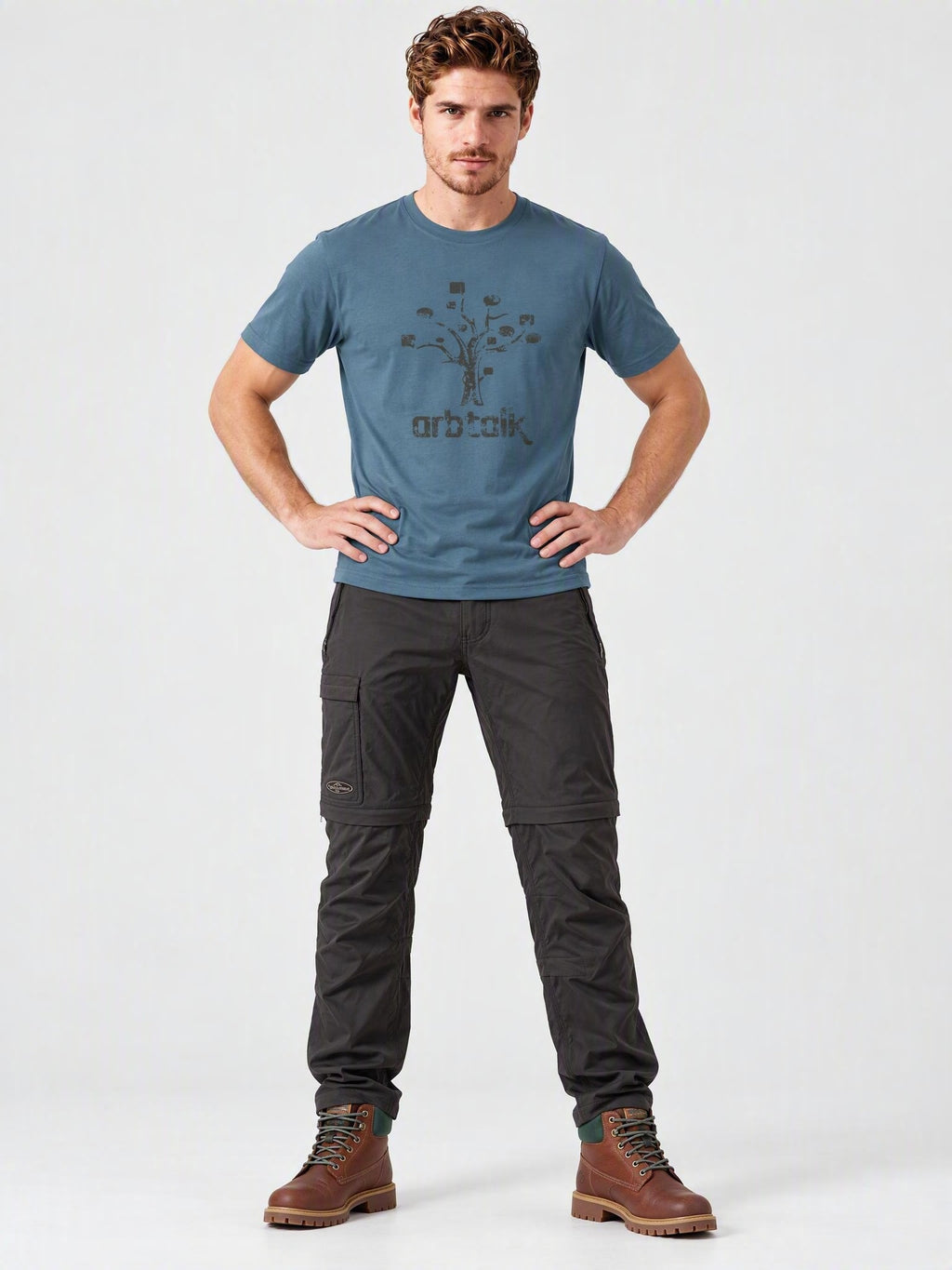 Arbtalk Pixel Tree Organic Cotton T-Shirt
