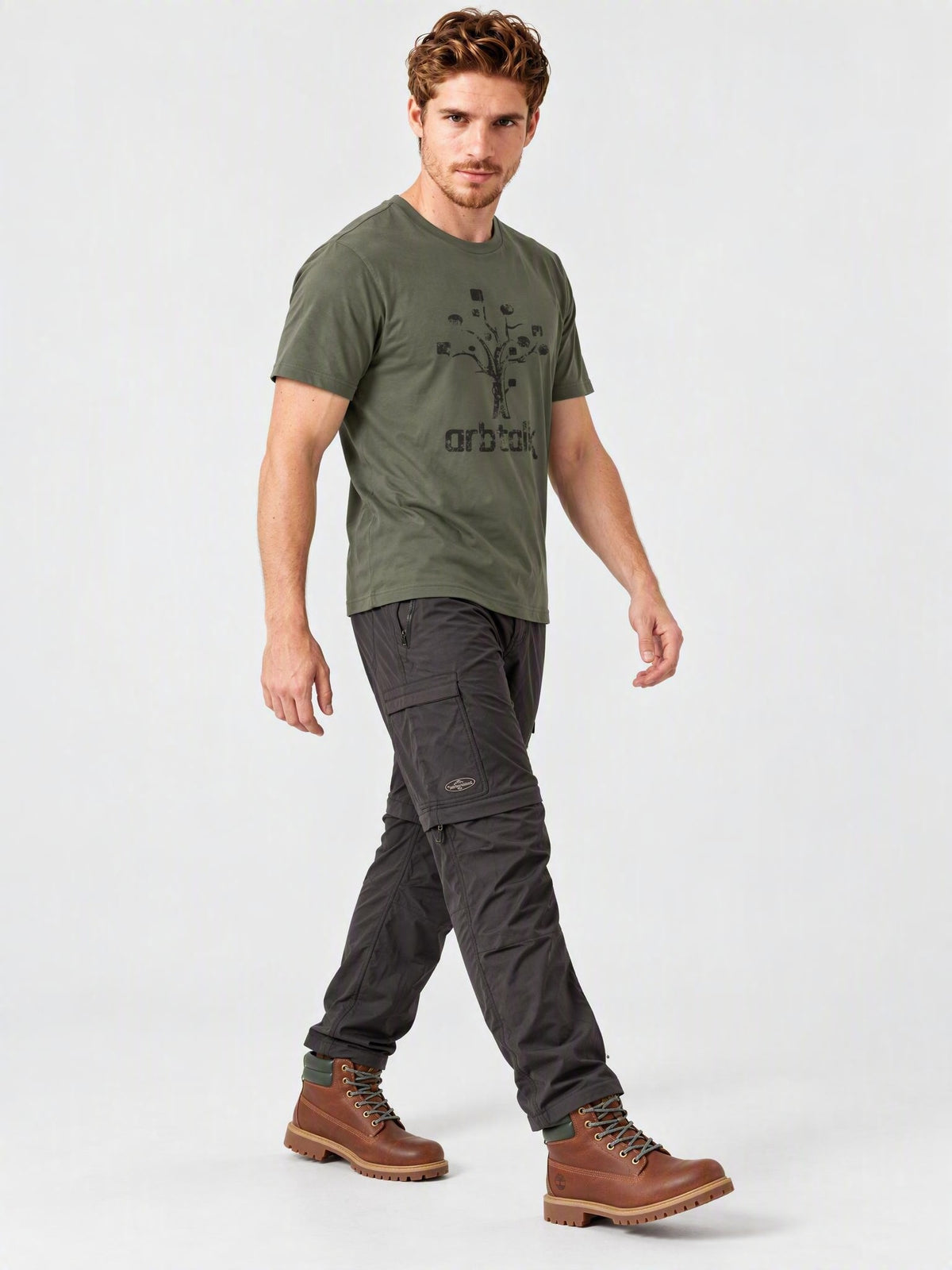 Arbtalk Pixel Tree Organic Cotton T-Shirt