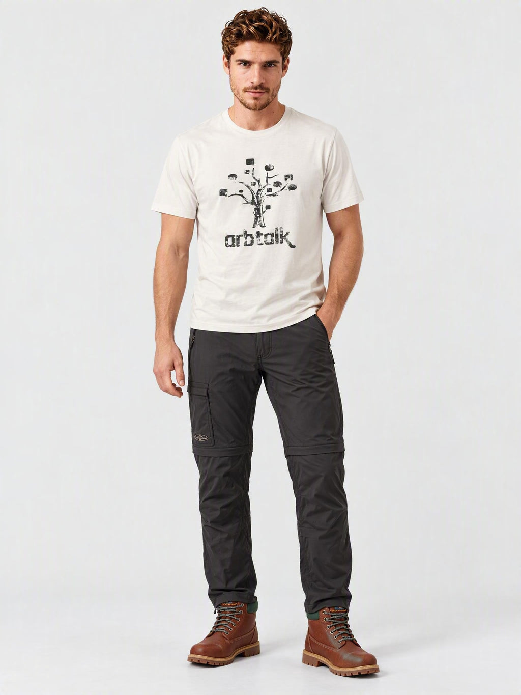 Arbtalk Pixel Tree Organic Cotton T-Shirt