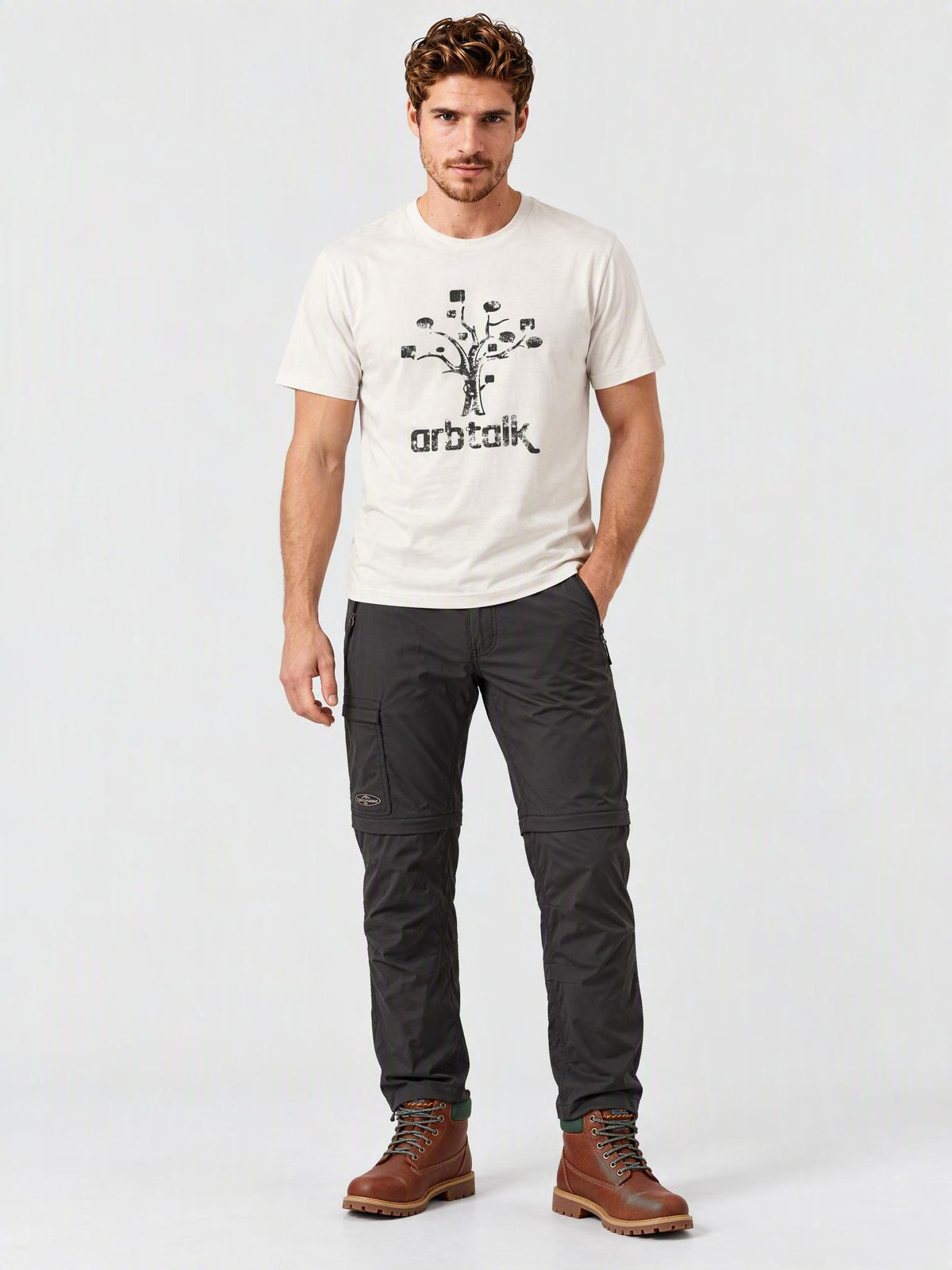 Arbtalk Pixel Tree Organic Cotton T-Shirt
