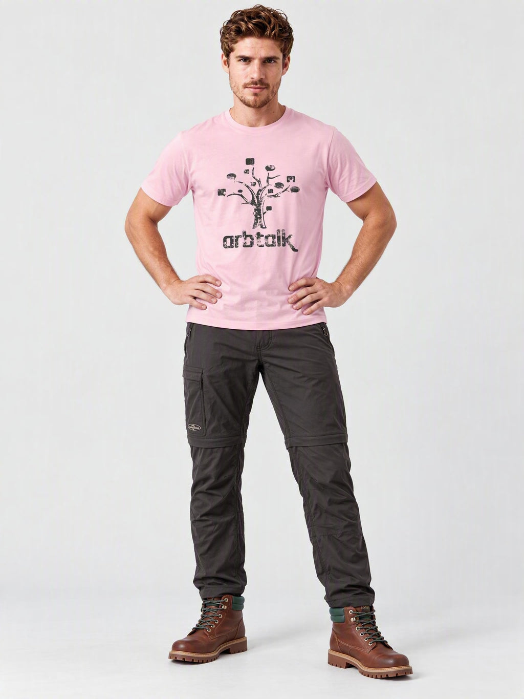 Arbtalk Pixel Tree Organic Cotton T-Shirt