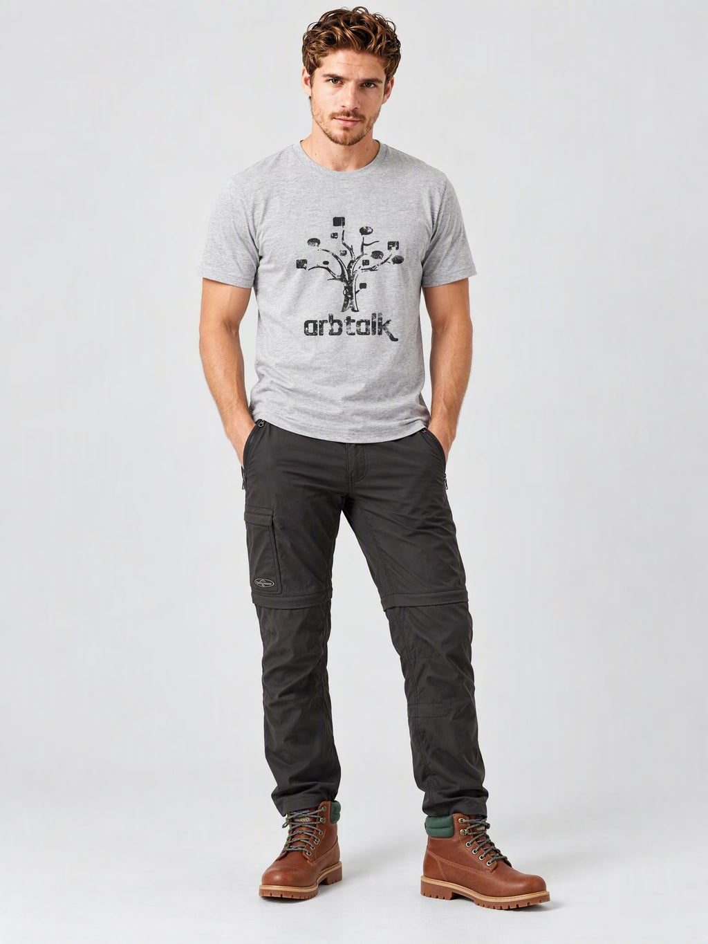 Arbtalk Pixel Tree Organic Cotton T-Shirt