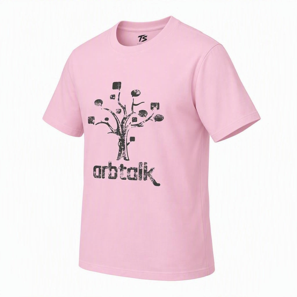 Arbtalk Pixel Tree Organic Cotton T-Shirt