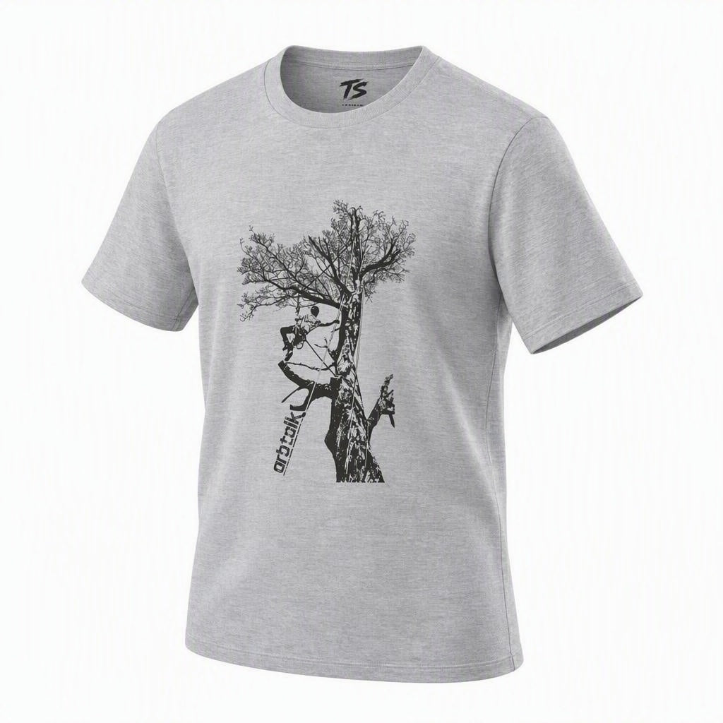 Arbtalk Tree Climber Organic Cotton T-Shirt