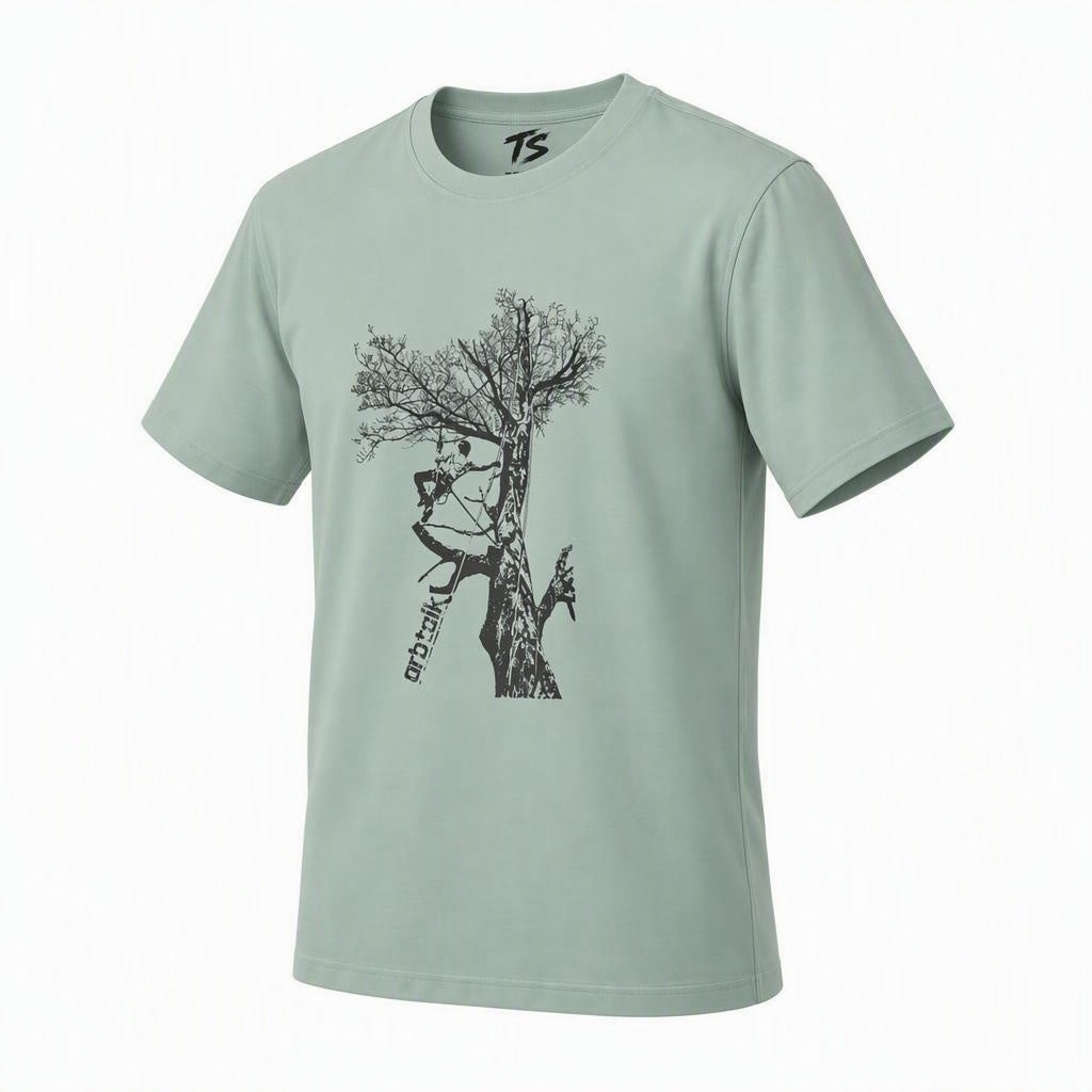 Arbtalk Tree Climber Organic Cotton T-Shirt