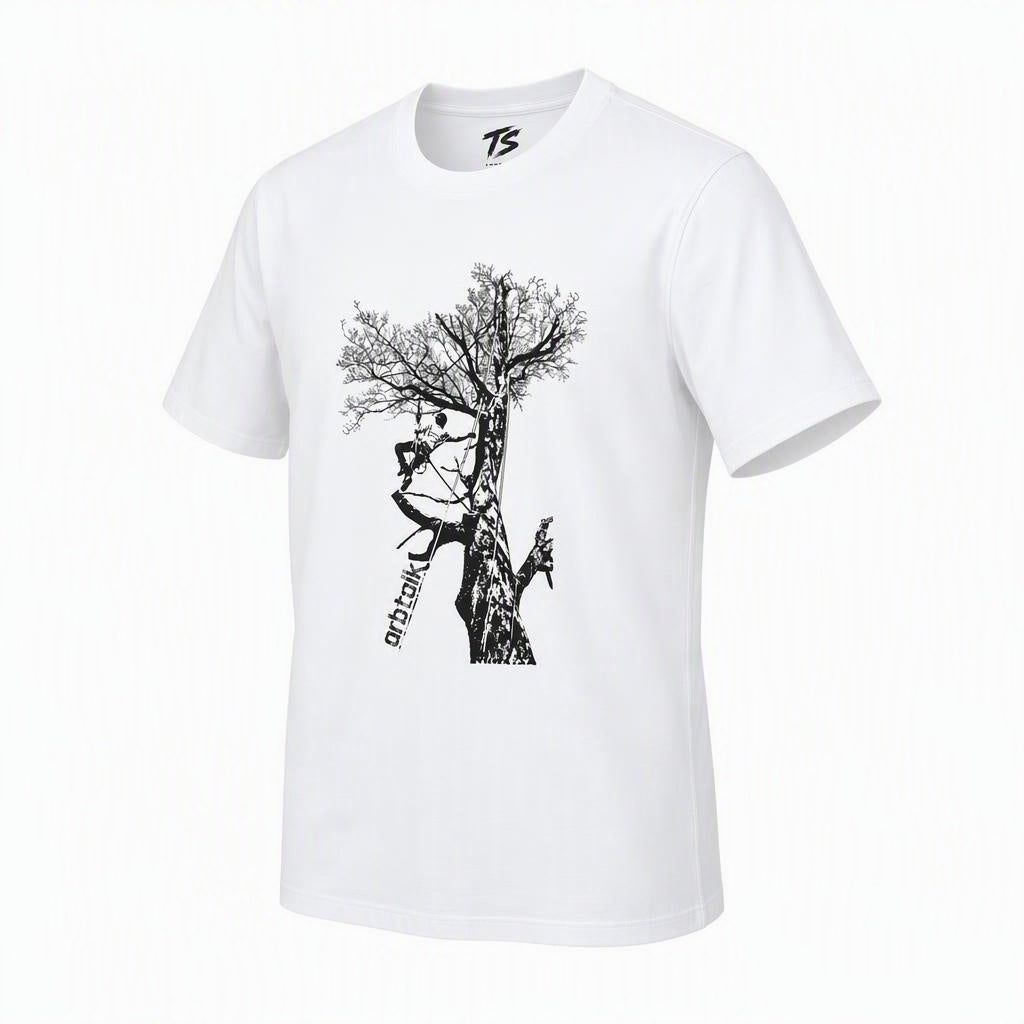 Arbtalk Tree Climber Organic Cotton T-Shirt