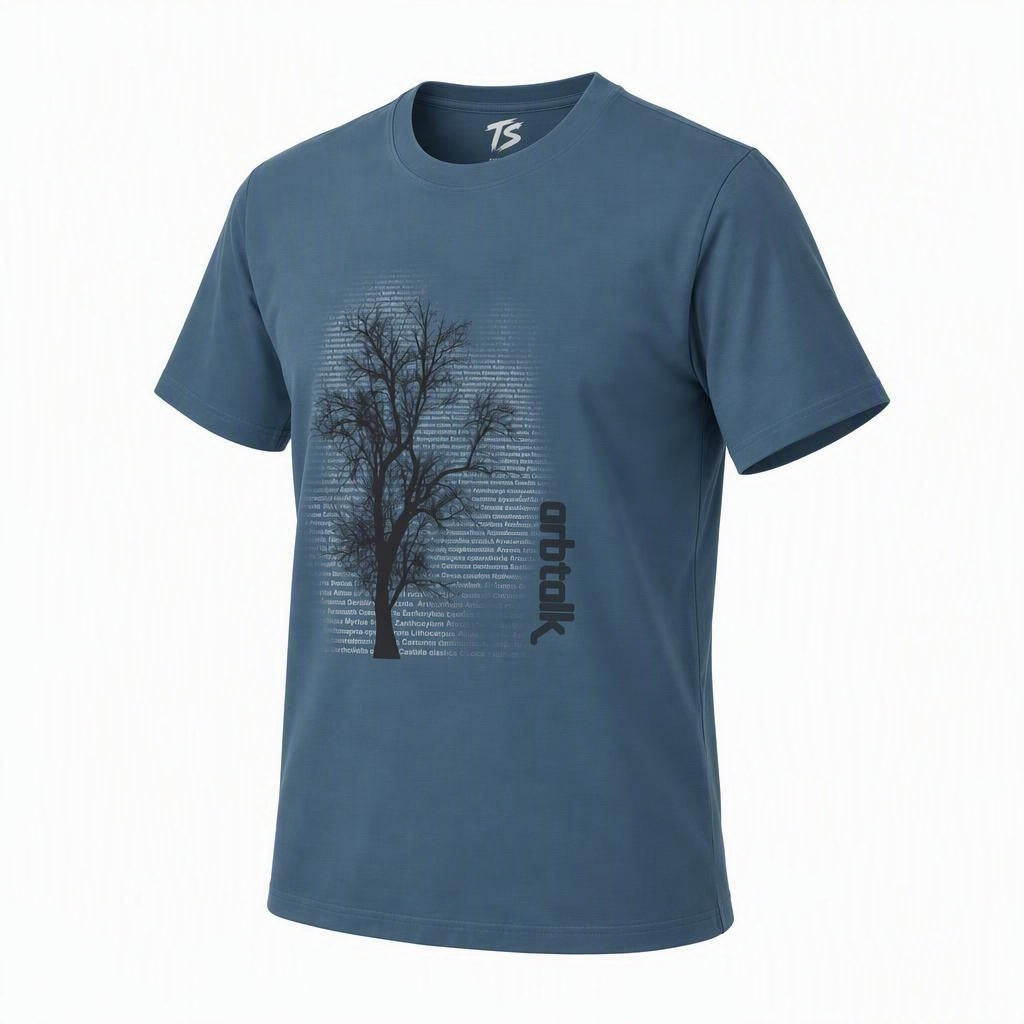 Arbtalk Tree Silhouette Organic Cotton T-Shirt