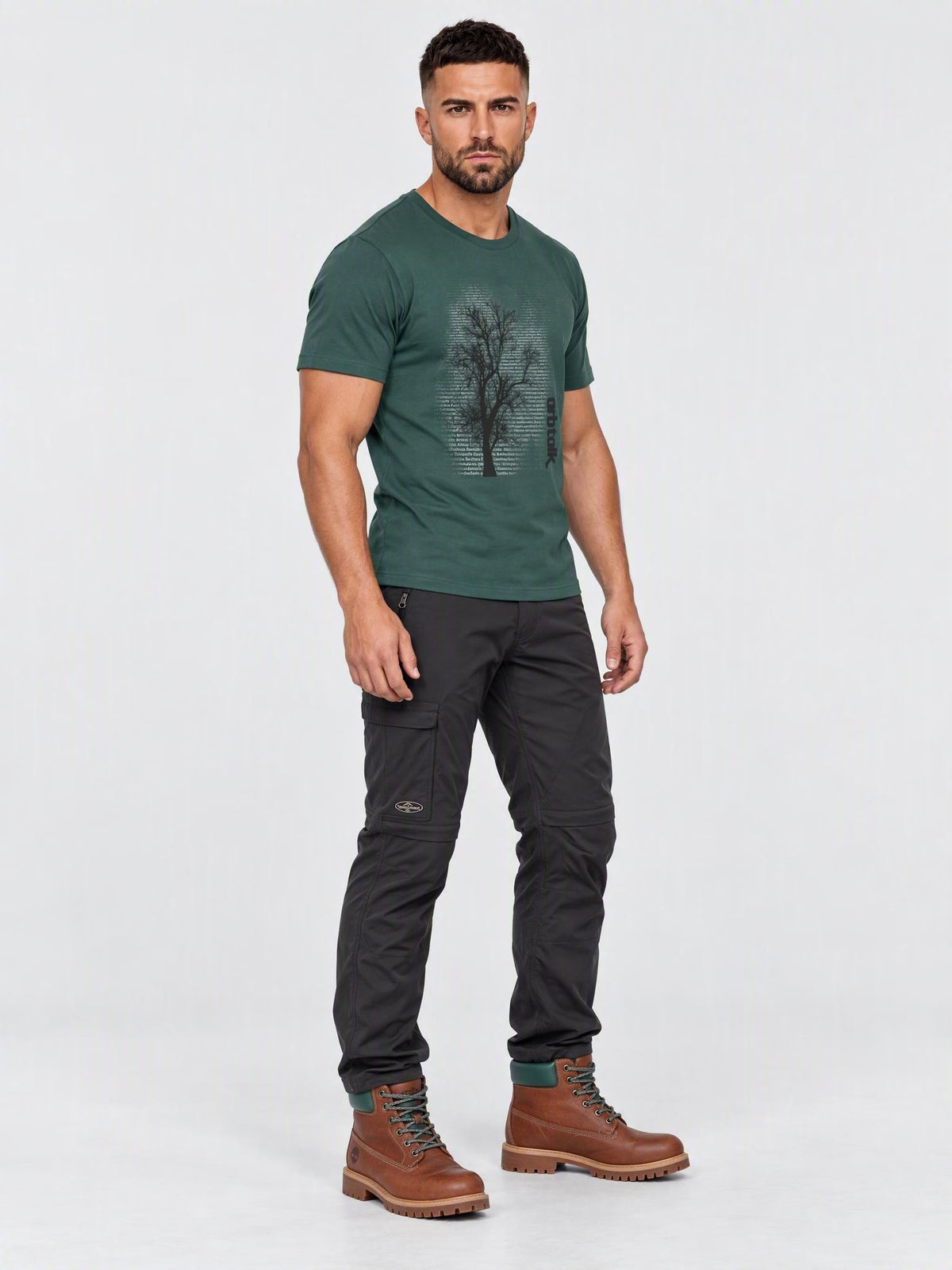 Arbtalk Tree Silhouette Organic Cotton T-Shirt