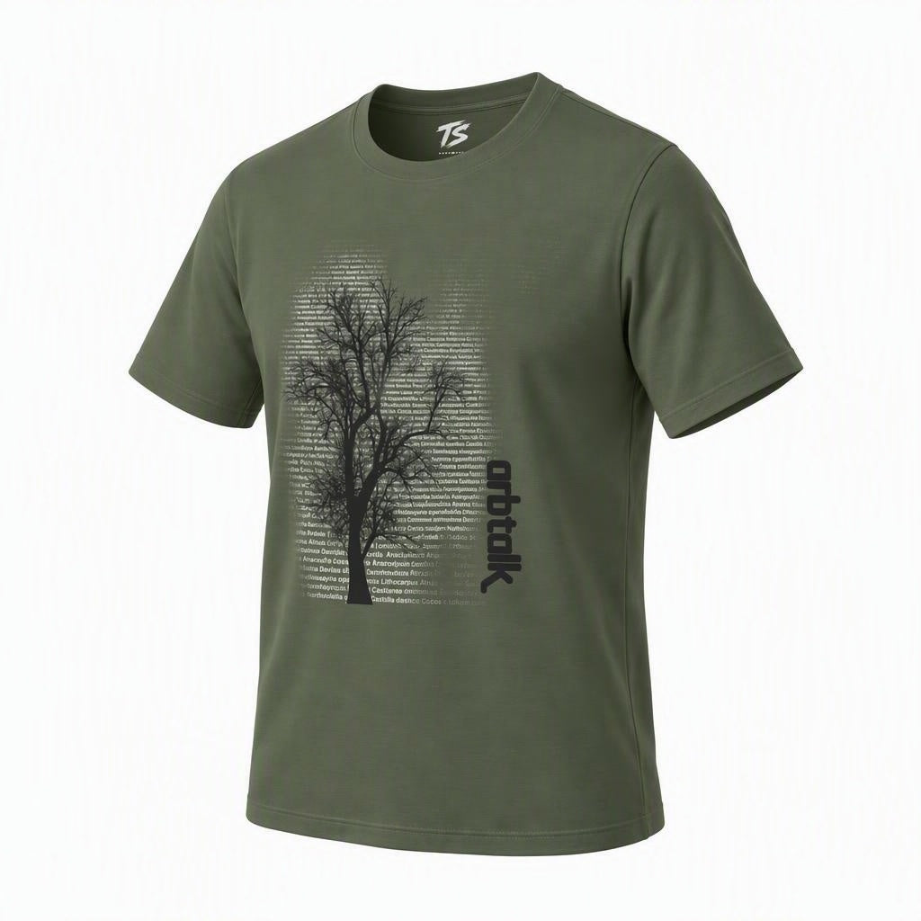 Arbtalk Tree Silhouette Organic Cotton T-Shirt