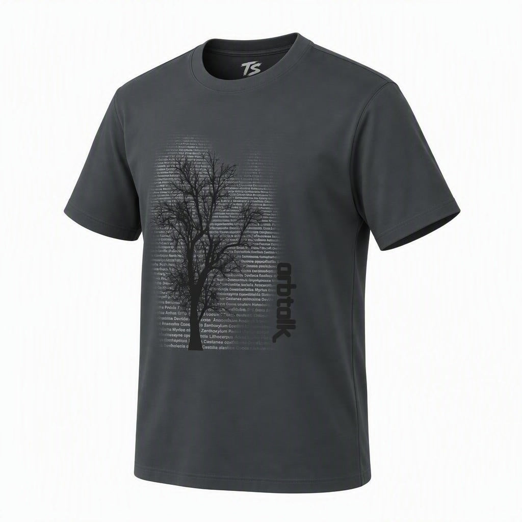 Arbtalk Tree Silhouette Organic Cotton T-Shirt