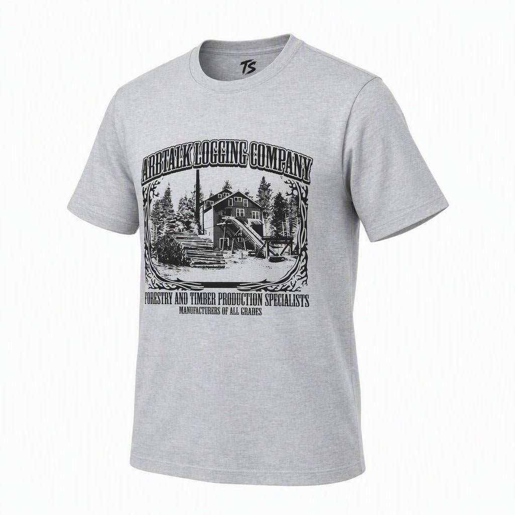 Arbtalk Logging Company Organic Cotton T-Shirt